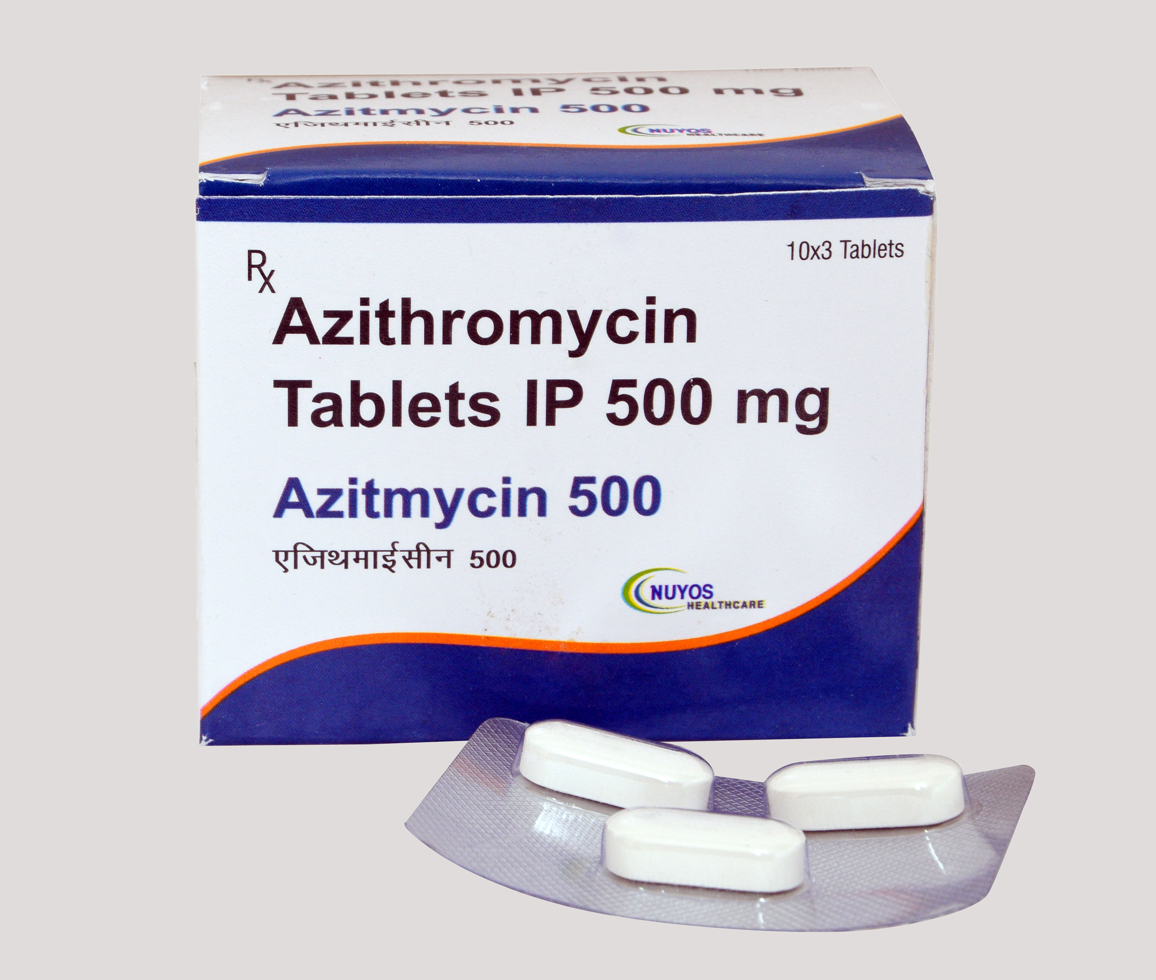 Azithromycine Tablets IP 500 mg | Nuyoshealthcare